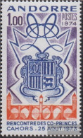 Andorra - French Post 260 (complete Issue) Unmounted Mint / Never Hinged 1974 Mitregenten - Markenheftchen