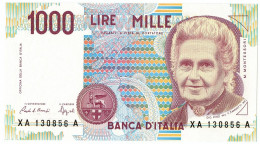 1000 LIRE MARIA MONTESSORI SERIE SOSTITUTIVA XA 08/02/1993 FDS-/FDS - Altri & Non Classificati