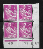 FRANCE   1957  N° 1116**  DU 27.6.577 GOMME D'ORIGINE SANS CHARNIÈRE  NEUF TTB - 1950-1959