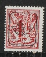 België Blauwe Gom Nr.  809 - Typos 1951-80 (Chiffre Sur Lion)