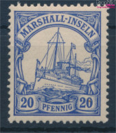 Marshall-Inseln (Dt. Kol.) 16 Mit Falz 1901 Schiff Kaiseryacht Hohenzollern (10259222 - Marshalleilanden