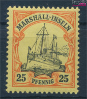 Marshall-Inseln (Dt. Kol.) 17 Mit Falz 1901 Schiff Kaiseryacht Hohenzollern (10259221 - Marshalleilanden