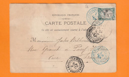 1904 - CP De DJIBOUTI, Côte Française Des Somalis Vers Pacy Sur Eure Via La Réunion à Marseille - Cartas & Documentos
