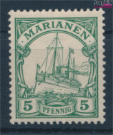 Marianen (Dt. Kolonie) 8 Mit Falz 1901 Schiff Kaiseryacht Hohenzollern (10259234 - Marianen