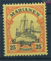 Marianen (Dt. Kolonie) 11 Mit Falz 1901 Schiff Kaiseryacht Hohenzollern (10259231 - Islas Maríanas