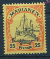 Marianen (Dt. Kolonie) 11 Mit Falz 1901 Schiff Kaiseryacht Hohenzollern (10259231 - Mariana Islands