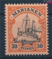 Marianen (Dt. Kolonie) 12 Mit Falz 1901 Schiff Kaiseryacht Hohenzollern (10259230 - Isole Marianne