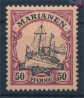 Marianen (Dt. Kolonie) 14 Mit Falz 1901 Schiff Kaiseryacht Hohenzollern (10259228 - Isole Marianne