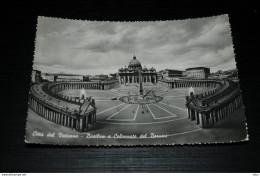 A10522          ROMA, CITTA DEL VATICANO, BASILICA E COLONNATO DEL BERNINI - 1955 - Vatikanstadt