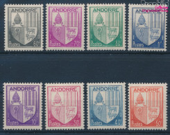 Andorra - Französische Post 95-102 (kompl.Ausg.) Postfrisch 1944 Wappen (10264404 - Unused Stamps