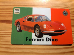 Prepaid Phonecard United Kingdom, Unitel - Car, Ferrari Dino - Bedrijven Uitgaven