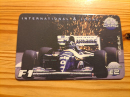 Prepaid Phonecard United Kingdom, ET Telecard - Car Race, Formula 1. - Emissions Entreprises