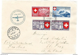 13 - 67 - Enveloppe "Meldeflug Expo 39 Zürich-Lausanne" 1939 - Other & Unclassified