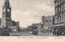 Christchurch - High Street - Tram - Nouvelle-Zélande