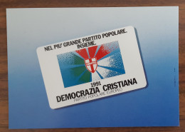 1991 Democrazia Cristiana Carte Postale - Parteien & Wahlen