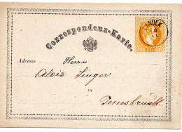 71711 - Österreich - 1871 - 2Kr GAKte LANDEK -> Innsbruck - Briefe U. Dokumente