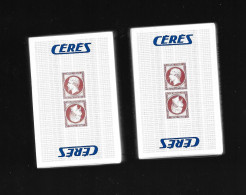 LOT 2 JEUX DE CARTES  54 CARTES Neufs CERES Collection - Pinzetten, Lupen, Mikroskope