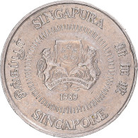 Monnaie, Singapour, 10 Cents, 1989 - Singapour