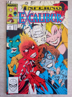 Fumetto Marvel Excalibur 1988 Comics 6 Mar Inferno - Ottime Condizioni - Marvel