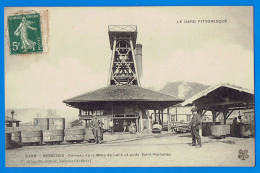 CPA GARD (30) - LE GARD PITTORESQUE - BESSEGES - CARREAU DE LA MINE DE LALLE ET PUITS SAINT-HORTENSE - Bessèges