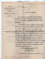 VP22.464 - PARIS X LOUDUN 1905 - LS - Lettre De M. Jean - Baptiste BIENVENU - MARTIN à M. RIDOUARD, Député De La Vienne - Historical Figures