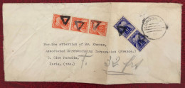 France, Divers Taxe Sur Enveloppe (pliée) De Londres - (B3424) - 1859-1959 Cartas & Documentos