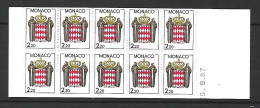 Carnet De Monaco Neuf ** N 1 - Libretti