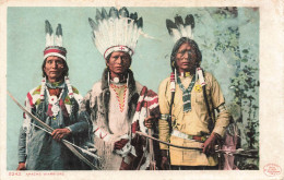 INDIENS DE L'AMÉRIQUE DU NORD - Colorisé - Carte Postale Ancienne - Indios De América Del Norte