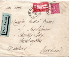 71731 - Frankreich - 1931 - 1,50F Luftpost MiF A LpBf PARIS -> Grossbritannien - Storia Postale