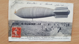 Ballon Dirigeable La Ville De Paris , Henry Deutsch - Aeronaves