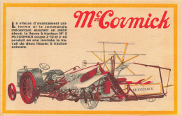 Agriculture * Mc CORMICK * Cpa Pub Publicité * Lieuse à Tracteur N°5 * Machine Agricole - Tractores