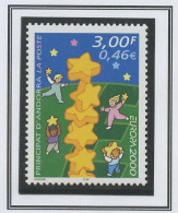 Europa CEPT 2000 Andorre Français - Andorra Y&T N°529 - Michel N°551 *** - 0,46€ EUROPA - 2000