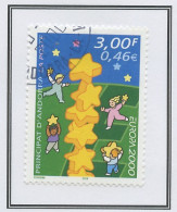 Europa CEPT 2000 Andorre Français - Andorra Y&T N°529 - Michel N°551 (o) - 0,46€ EUROPA - 2000