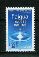 Europa CEPT 2001 Andorre Français - Andorra Y&T N°546 - Michel N°567 *** - 0,46€ EUROPA - 2001