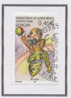 Europa CEPT 2002 Andorre Français - Andorra Y&T N°569 - Michel N°590 (o) - 0,46€ EUROPA - 2002