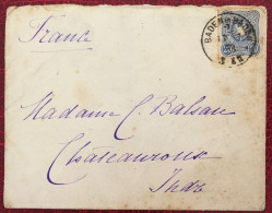 Allemagne, Divers Sur Enveloppe De Baden-Baden 17.7.1883 - (B3455) - Covers & Documents