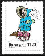 DENMARK DANMARK 2011 WINTER STORIES TALES CLAUS DOG NEW YEAR CTO UNUSED LUXE STAMP - Nuovi