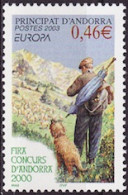 Europa CEPT 2003 Andorre Français - Andorra Y&T N°580 - Michel N°601 *** - 0,46€ EUROPA - 2003