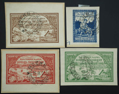 1921, Serie Hungerhilfe (I) Gest., Jeder Wert Auf Bfst., MiNr. 165/68, ME 85,- - Used Stamps