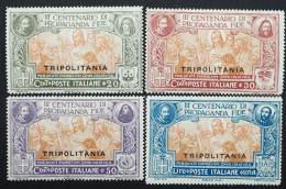 1923 Italienisch-Tripolitanien, Serie Kongregation, *, MiNr. 15/18, ME 30,- - Tripolitaine