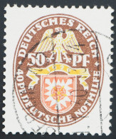 1929 DR, 50 Pf Mit Plattenfehler "PE Statt PF", Gest., MiNr. 434 I, ME 500,- - Abarten & Kuriositäten