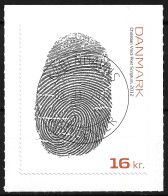 DENMARK DANMARK 2012 ART PAINTING Fingerprint Mi.# 1722 CTO UNUSED LUXE STAMP - Used Stamps