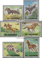 San Marino 850-855 (kompl.Ausg.) Postfrisch 1966 Reitsport - Neufs
