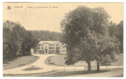 LOVERVAL -- Château Du Comte Werner De Mérode.   (2 Scans) - Gerpinnes