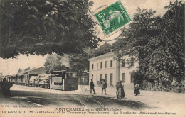 Pontcharra Sur Breda * La Gare PLM , Extérieur Et Le Tram Tramway Pontcharra La Rochette Allevard Les Bains - Pontcharra