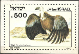 Israel 1985 Stamp On Postcard By Mougrabi Stamps Eagle Bird [ILT1655] - Cartas & Documentos