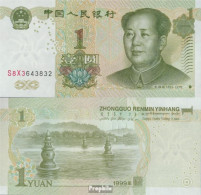 Volksrepublik China Pick-Nr: 895b Bankfrisch 1999 1 Yuan - Chine