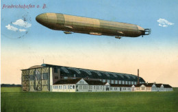 Friedrichshafen A. B., Zeppelin über Der Halle - Dirigeables