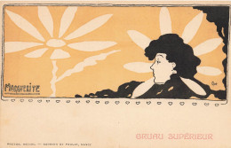 Gui Ou Gut ? * CPA Illustrateur Art Nouveau * MARGUERITE , Gruau Supérieur * Femme Fleur Marguerite - Otros & Sin Clasificación