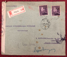 Belgique, Divers Sure Enveloppe D'Arlon 20.1.1942 + Censure - (B3493) - Guerra '40-'45 (Storia Postale)